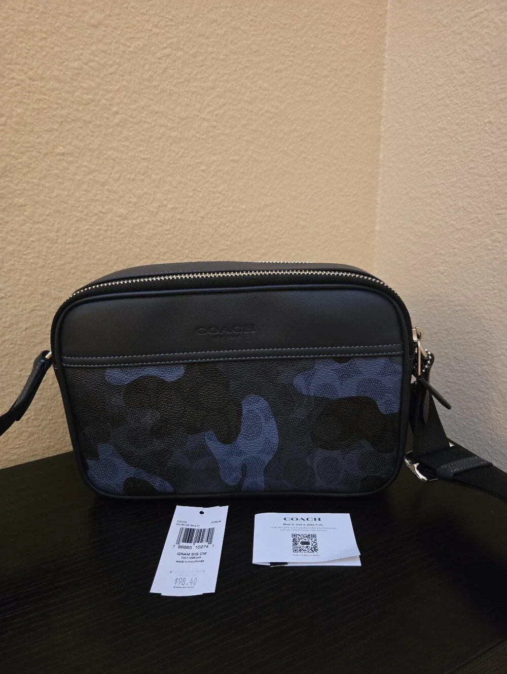 Coach Graham Crossbody Bag In Signature Camo Print
